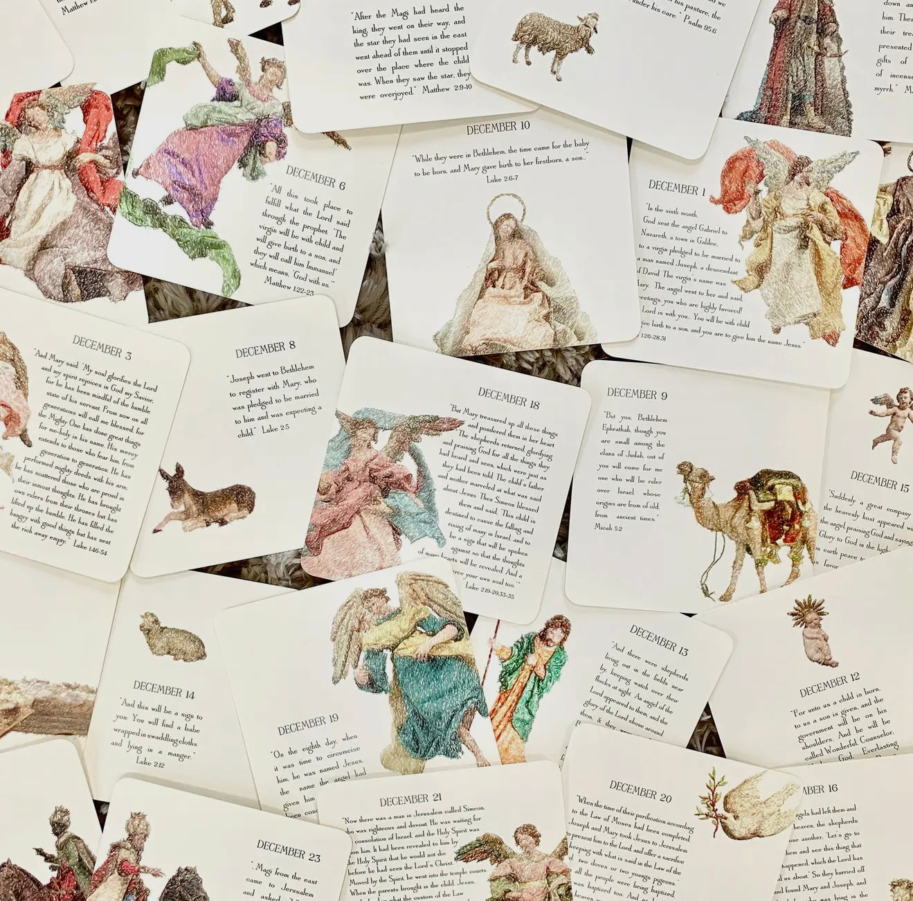 Classic Advent Calendar & Easel Set