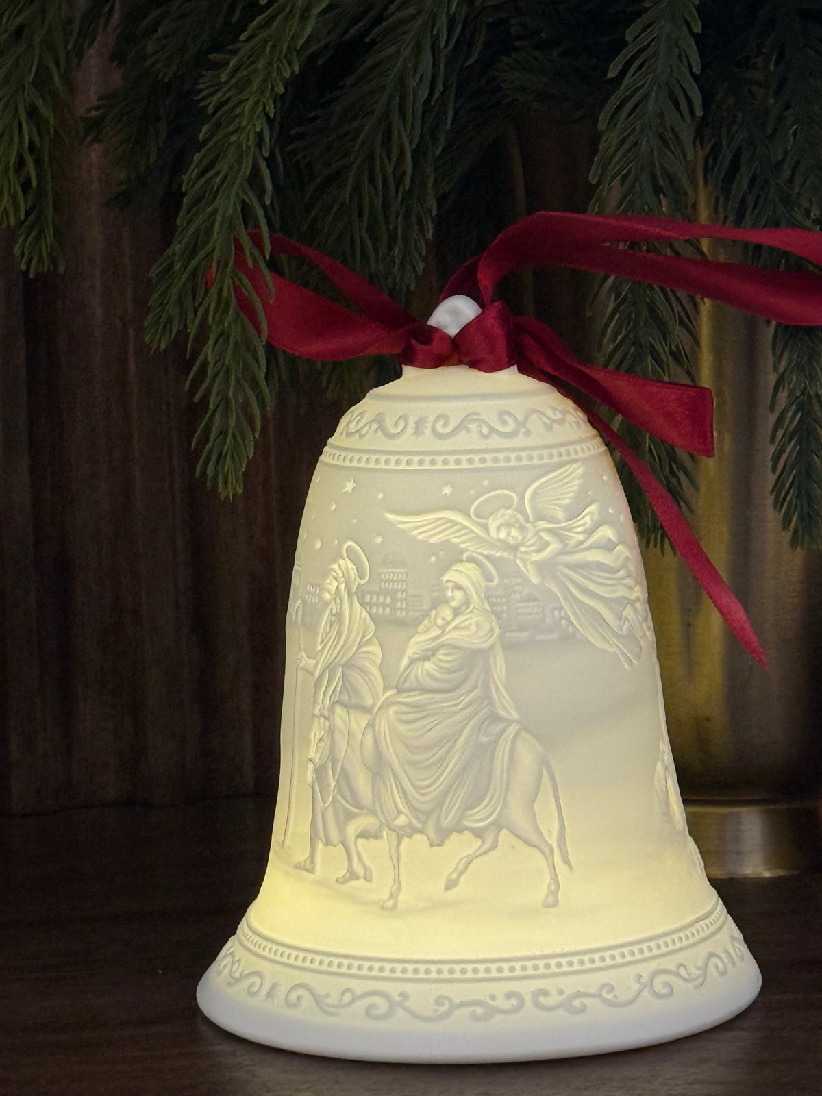 Nativity Porcelain Ornament