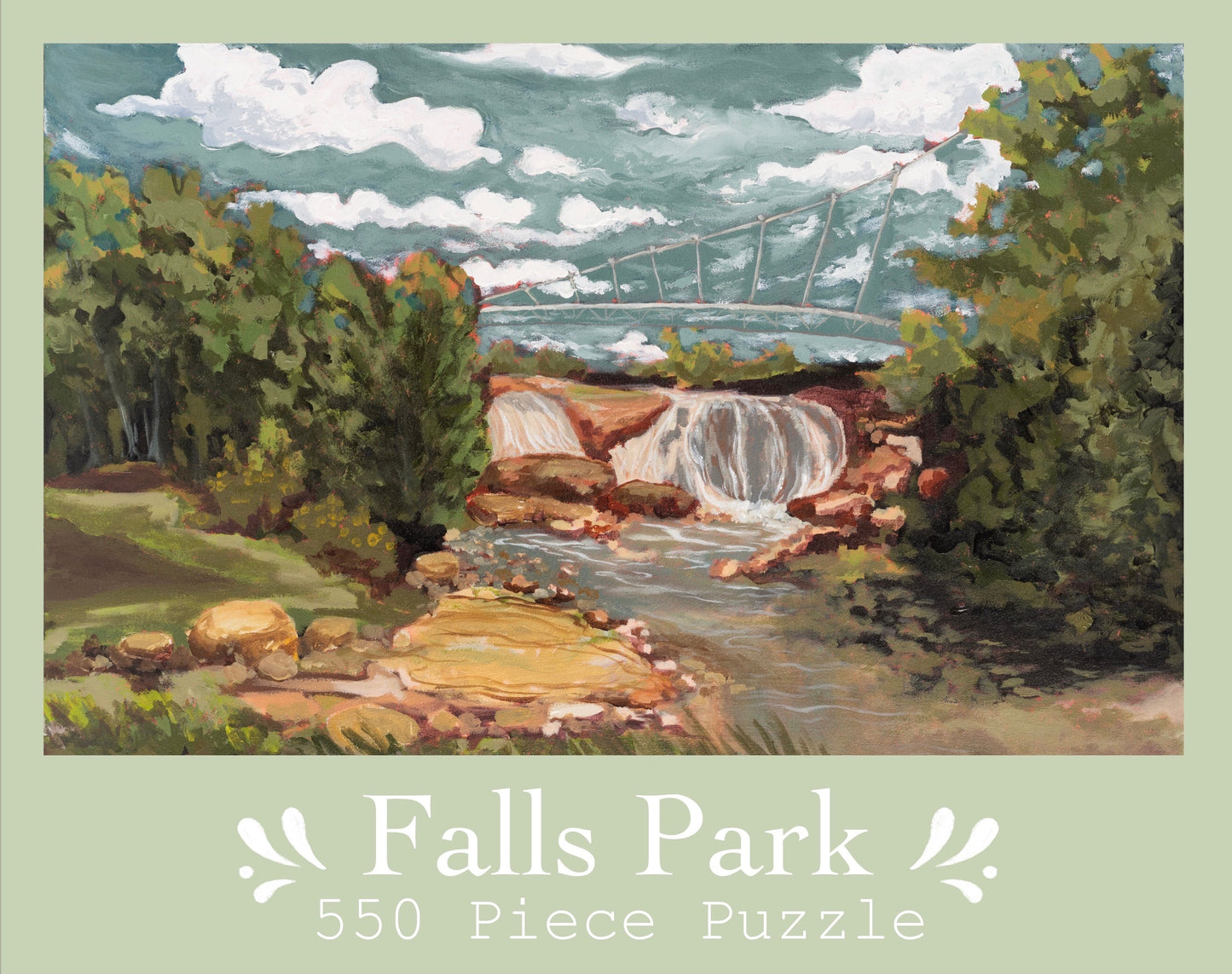 Falls Park Puzzle by Red DuMonde