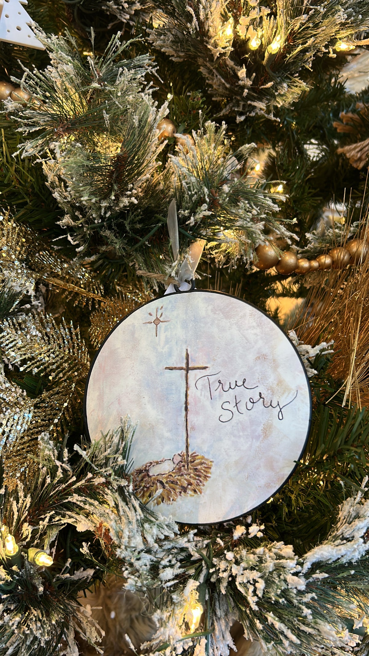 True Story Disc Ornament