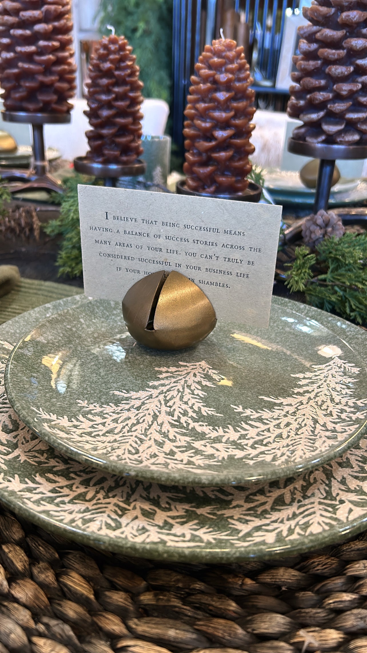 Bell Place Card Holder