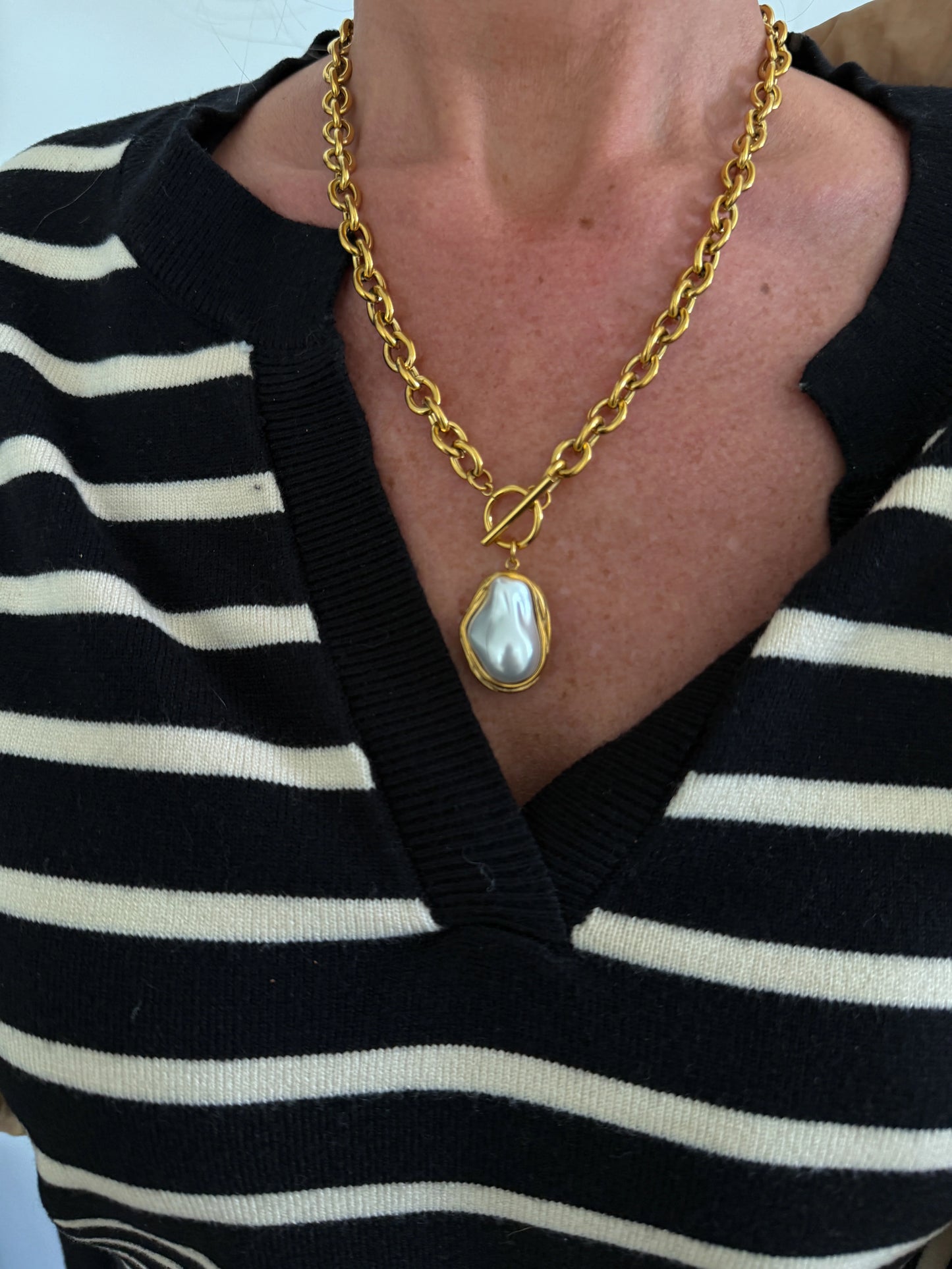 Chansutt Pearls: Pearl Drop Necklace