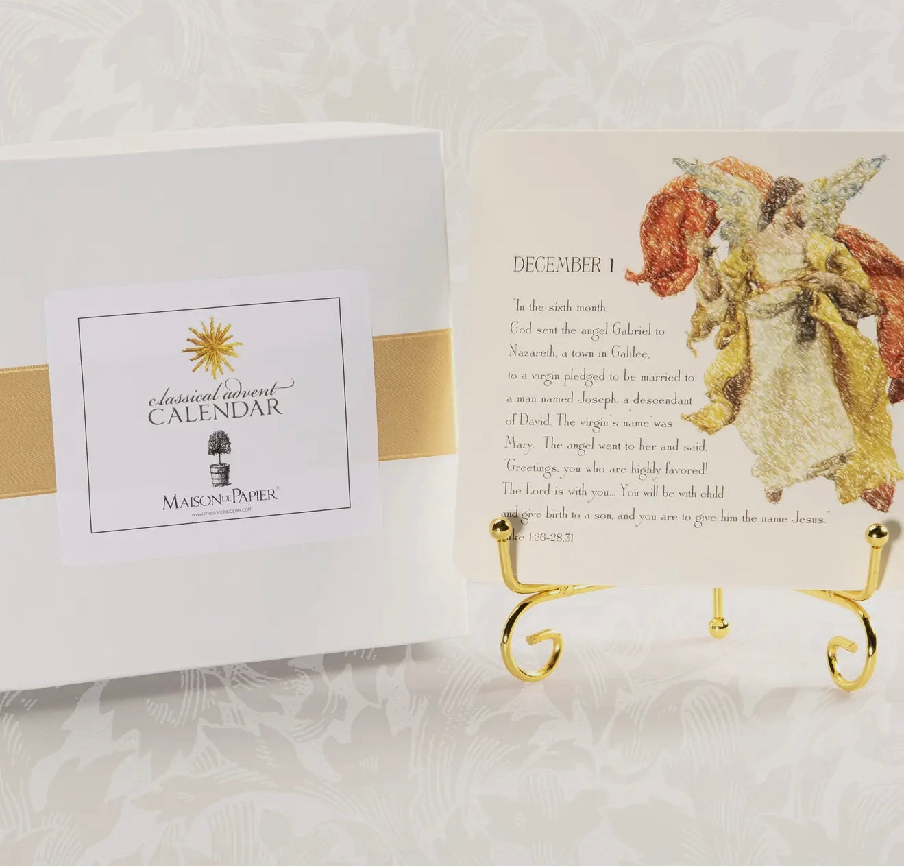 Classic Advent Calendar & Easel Set