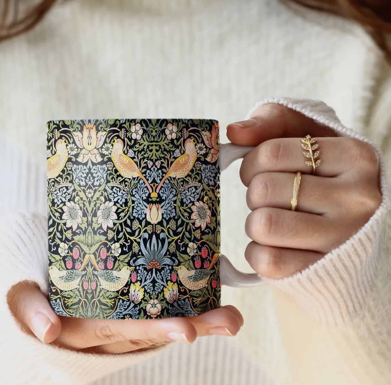 William Morris 14oz. Ceramic Mug