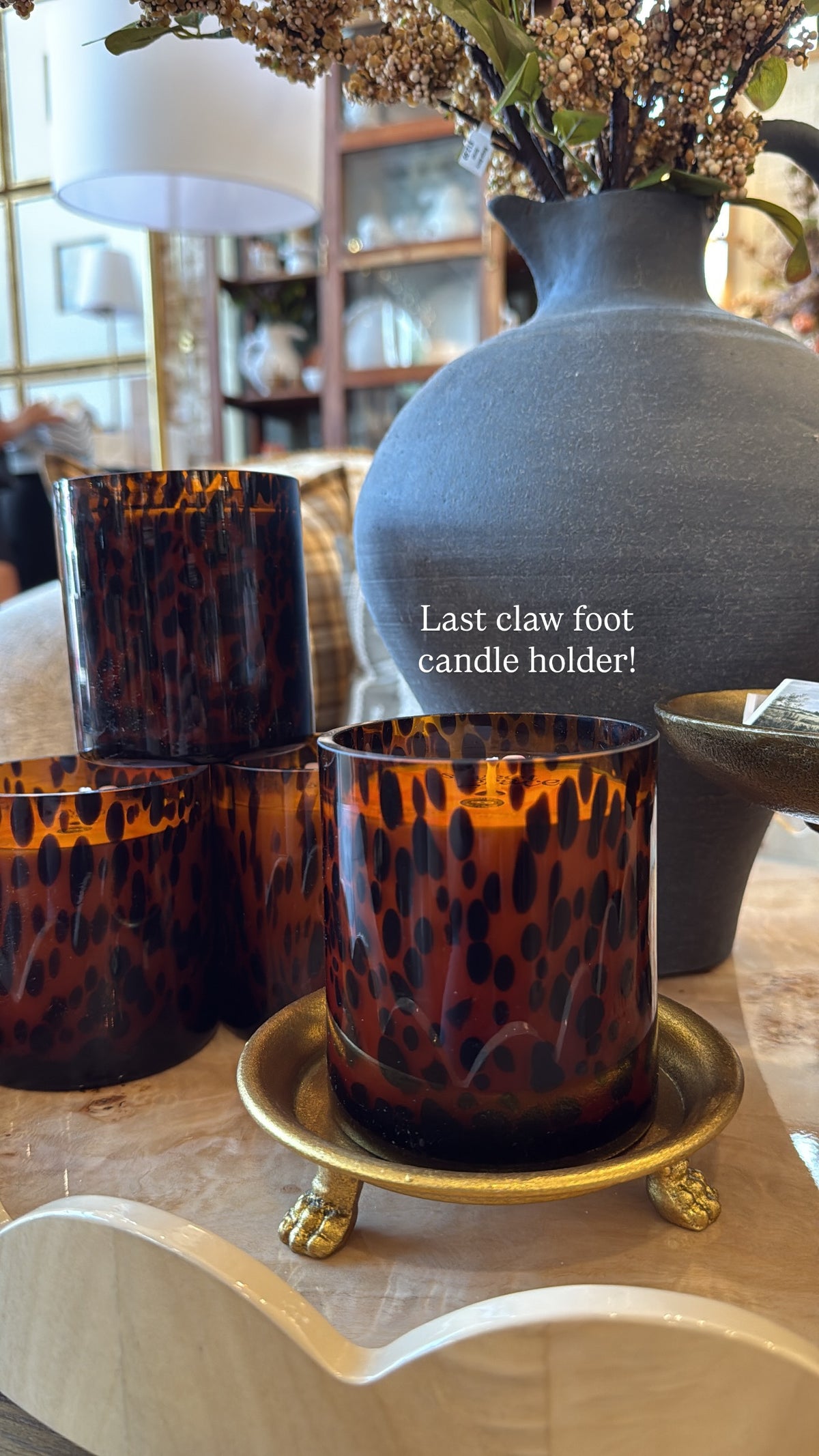 Small Claw Gold Dish