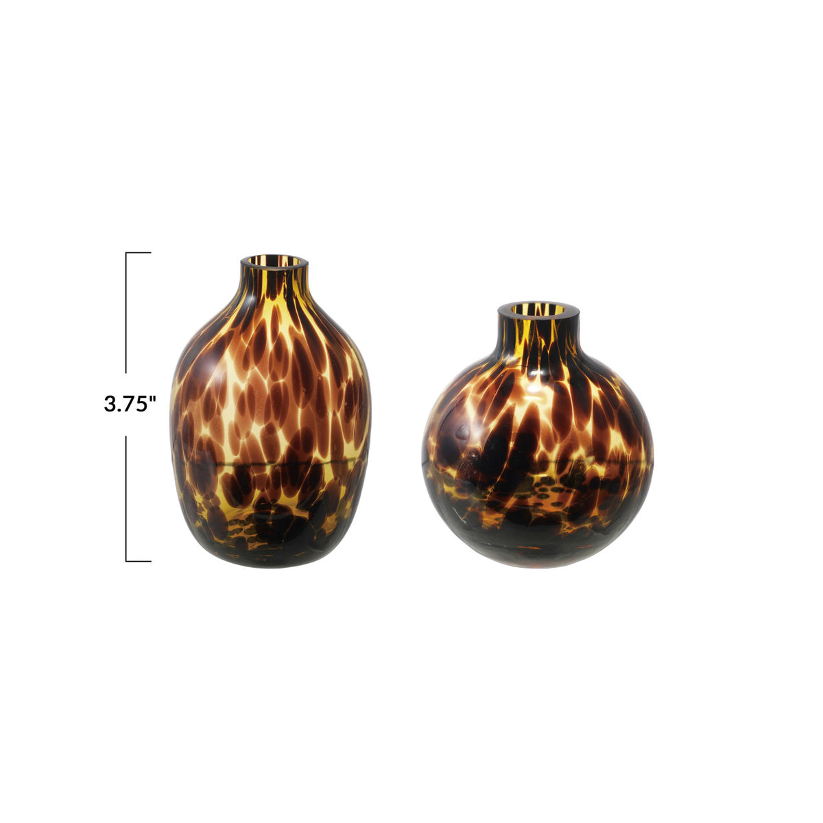 Set of 2 Tiny Tortoise Vase