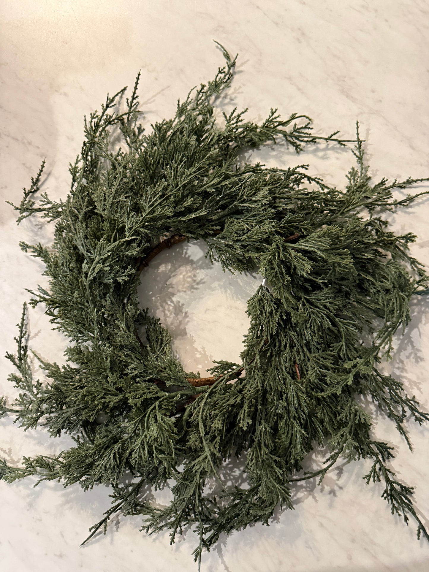 Large Juniper Candle Ring