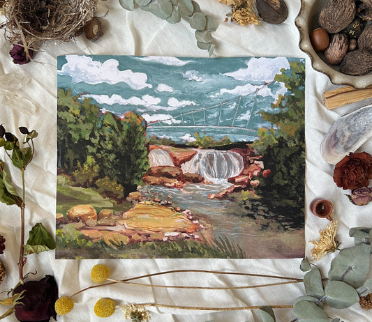 5x7 Red DuMonde Print