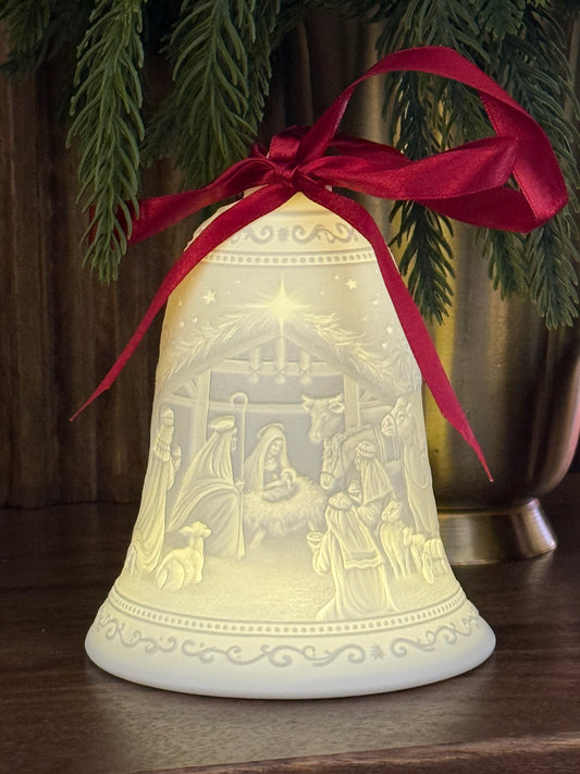 Nativity Porcelain Ornament