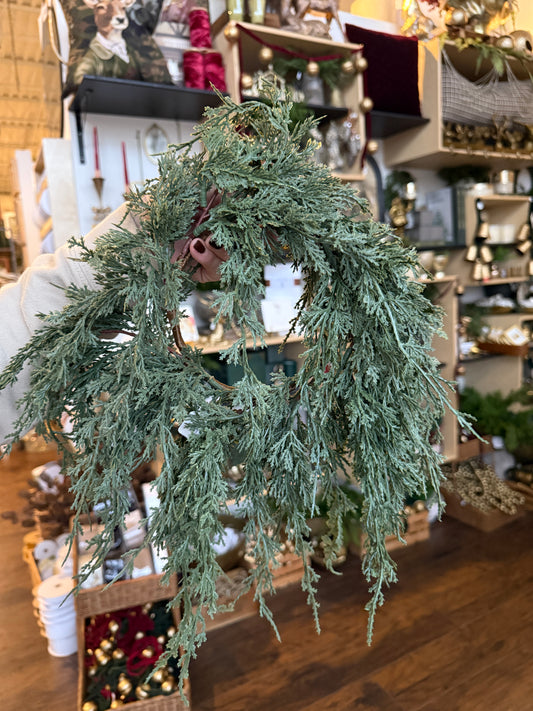 Large Juniper Candle Ring