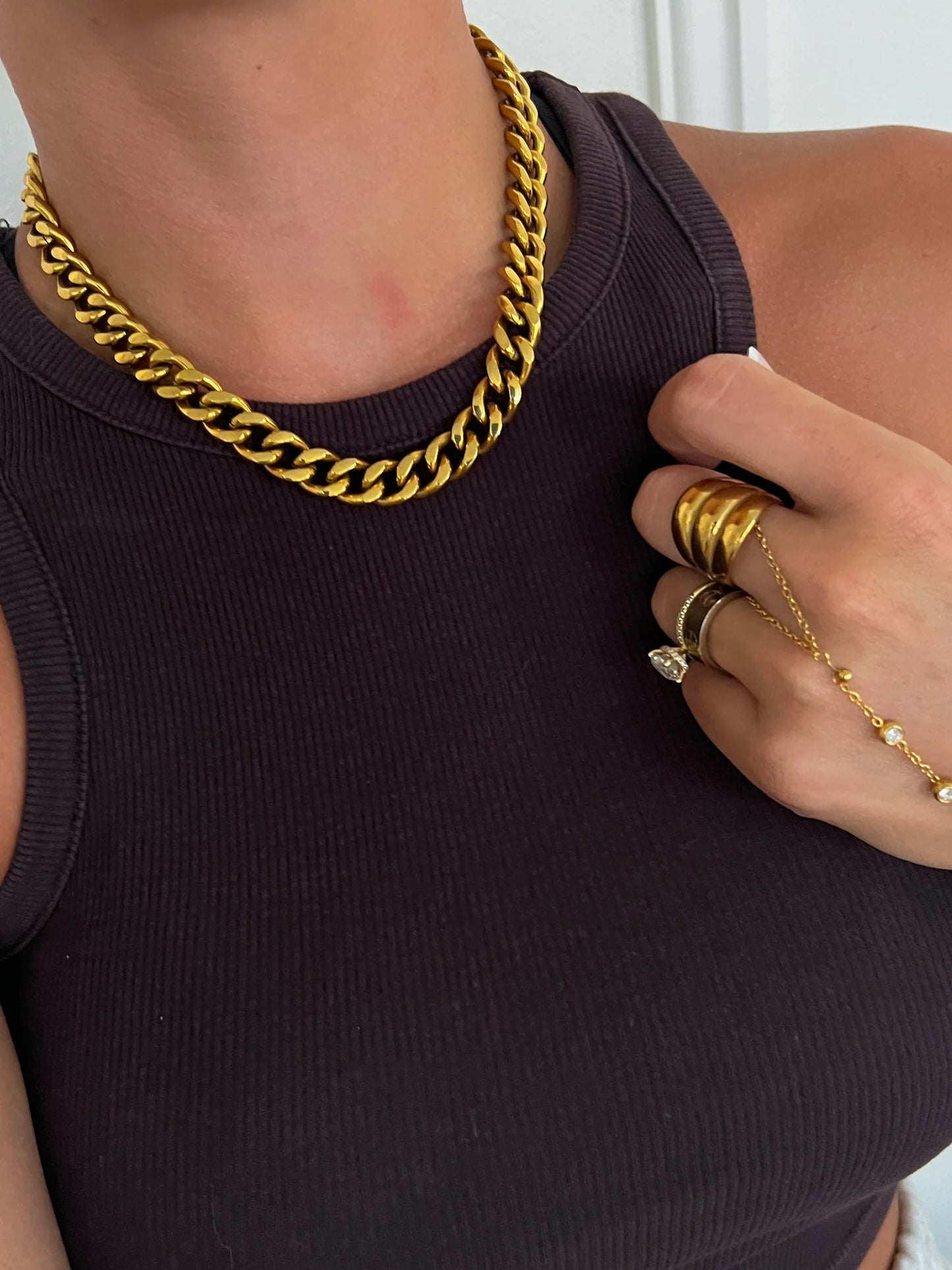 Chansutt Pearls: Chunky Gold Necklace